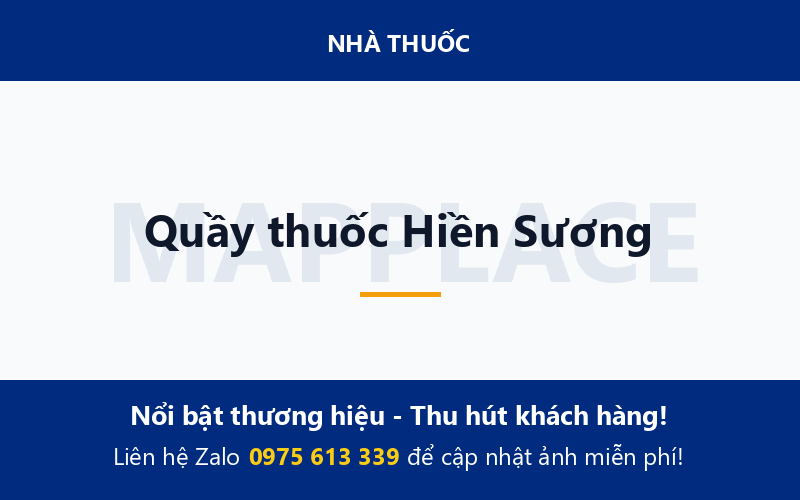 Quầy thuốc Hiền Sương