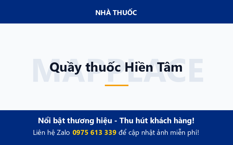 Quầy thuốc Hiền Tâm