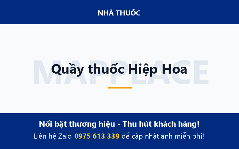 Quầy thuốc Hiệp Hoa