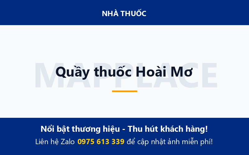 Quầy thuốc Hoài Mơ