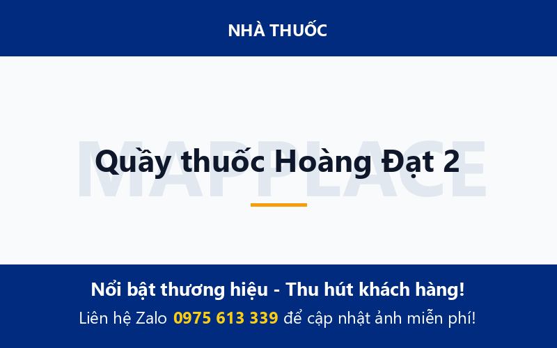Quầy thuốc Hoàng Đạt 2