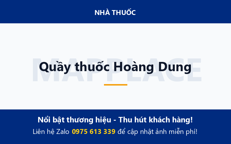 Quầy thuốc Hoàng Dung
