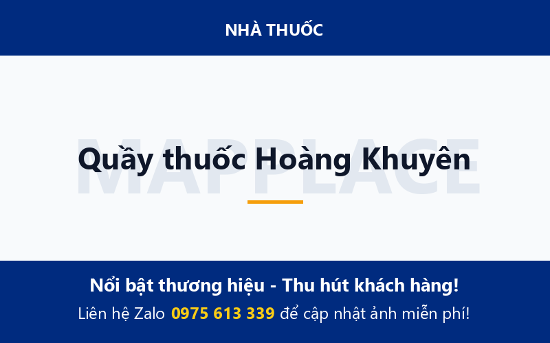 Quầy thuốc Hoàng Khuyên