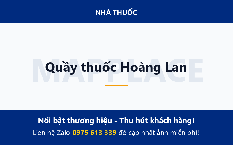 Quầy thuốc Hoàng Lan