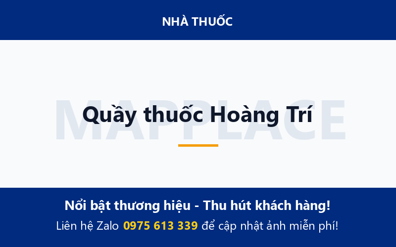 Quầy thuốc Hoàng Trí