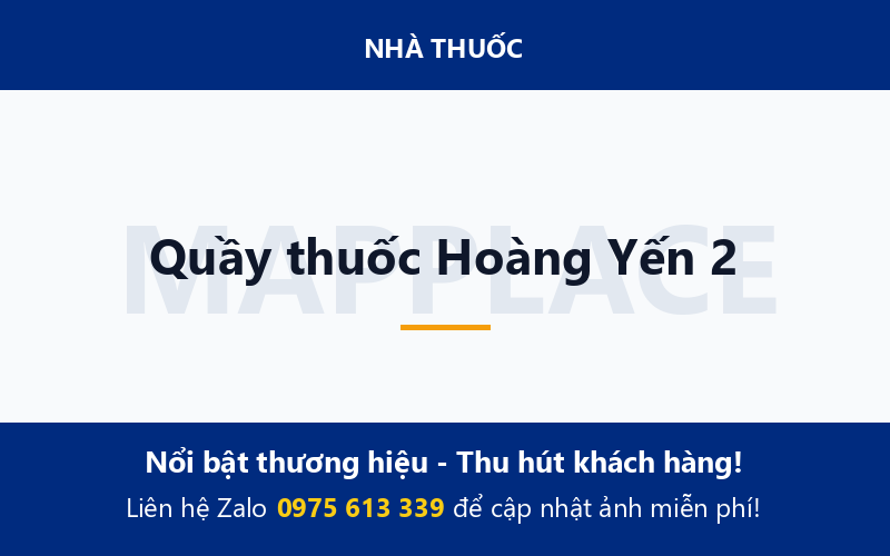 Quầy thuốc Hoàng Yến 2