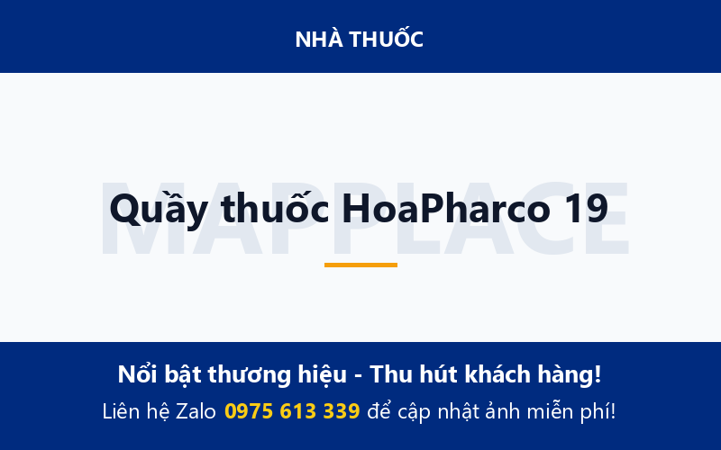 Quầy thuốc HoaPharco 19