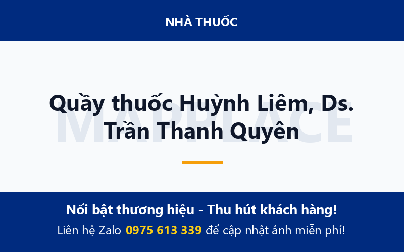 Quầy thuốc Huỳnh Liêm, Ds. Trần Thanh Quyên