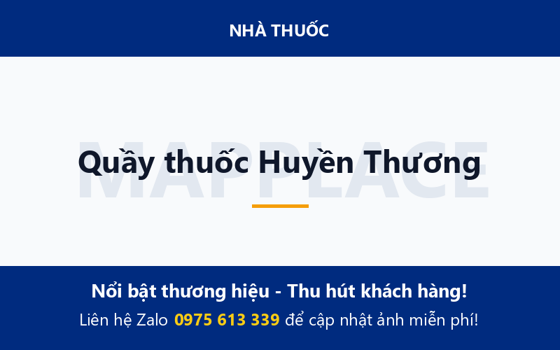 Quầy thuốc Huyền Thương