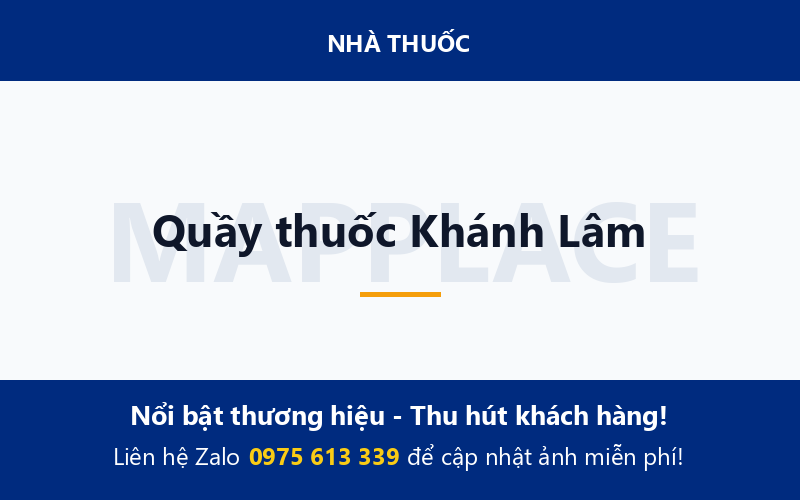 Quầy thuốc Khánh Lâm
