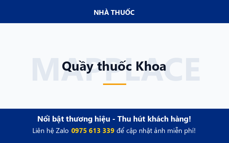 Quầy thuốc Khoa
