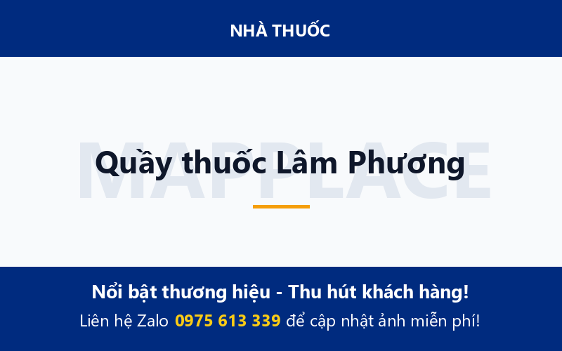 Quầy thuốc Lâm Phương