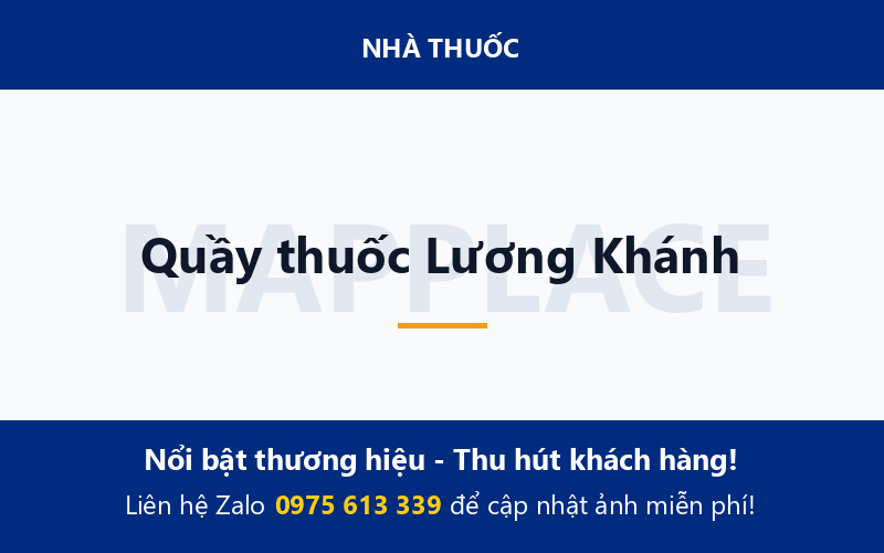 Quầy thuốc Lương Khánh