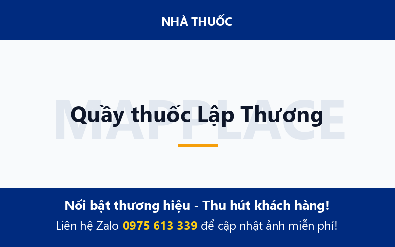 Quầy thuốc Lập Thương