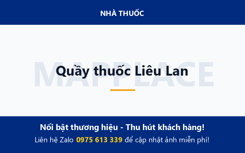 Quầy thuốc Liêu Lan