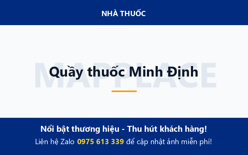 Quầy thuốc Minh Định