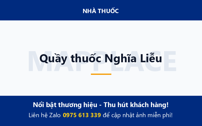 Quầy thuốc Nghĩa Liễu