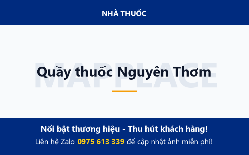 Quầy thuốc Nguyên Thơm