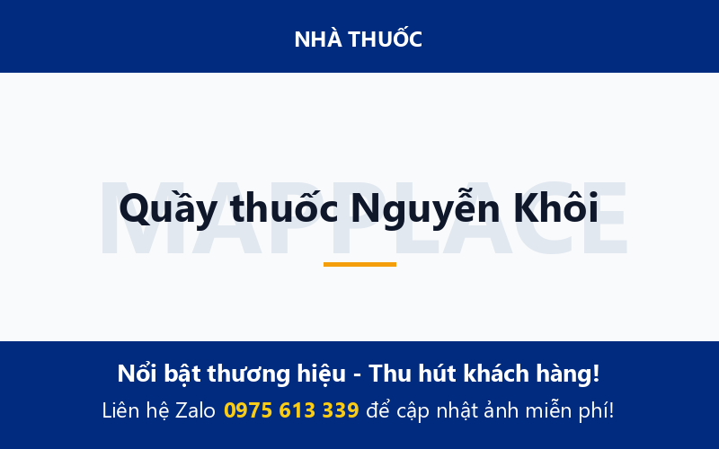 Quầy thuốc Nguyễn Khôi