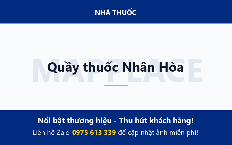 Quầy thuốc Nhân Hòa