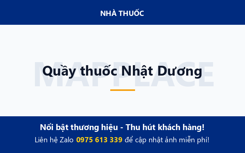 Quầy thuốc Nhật Dương