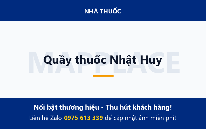 Quầy thuốc Nhật Huy