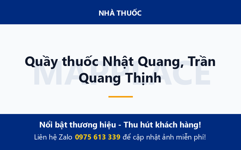 Quầy thuốc Nhật Quang, Trần Quang Thịnh
