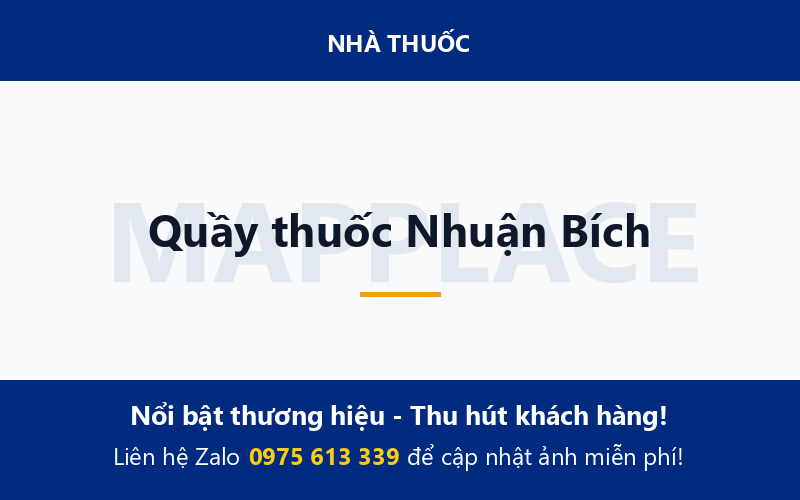 Quầy thuốc Nhuận Bích