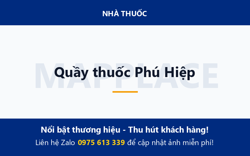 Quầy thuốc Phú Hiệp
