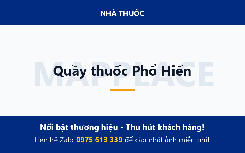 Quầy thuốc Phổ Hiến