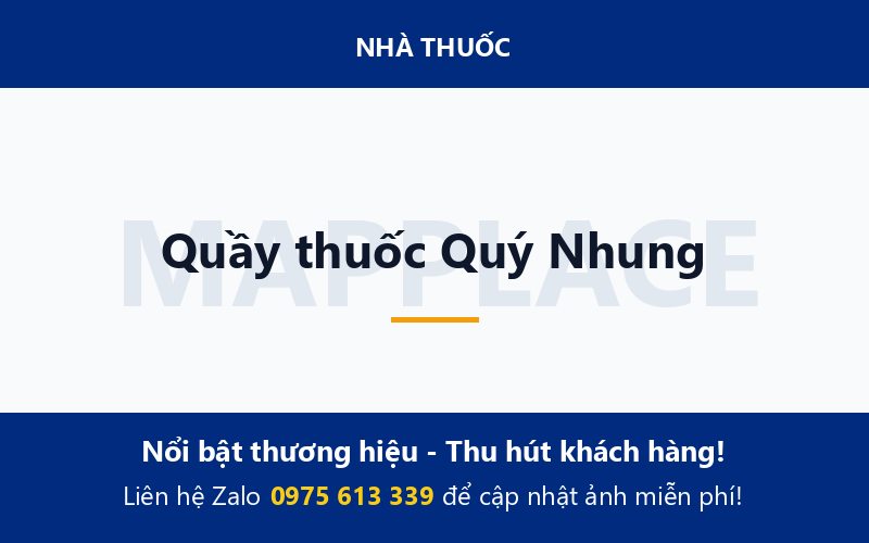 Quầy thuốc Quý Nhung