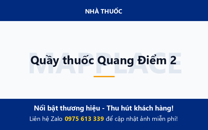 Quầy thuốc Quang Điểm 2