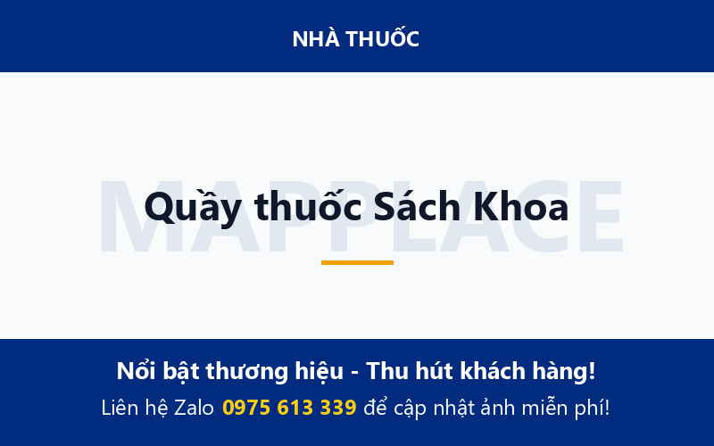 Quầy thuốc Sách Khoa