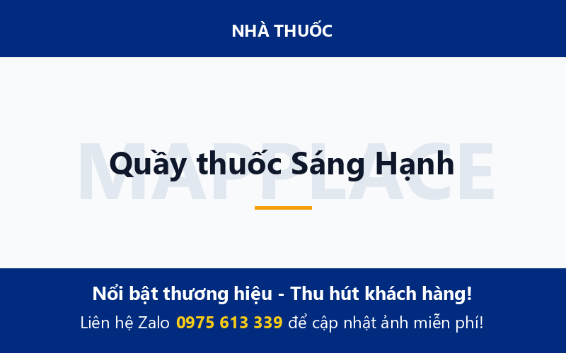 Quầy thuốc Sáng Hạnh