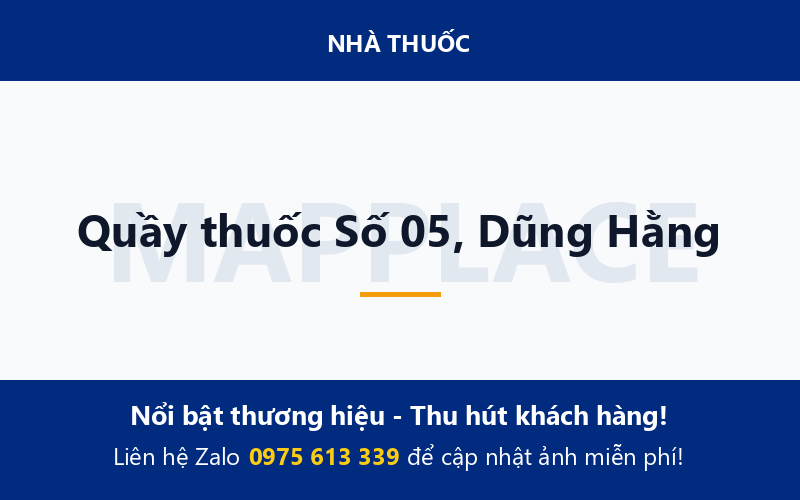 Quầy thuốc Số 05, Dũng Hằng