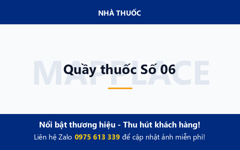 Quầy thuốc Số 06