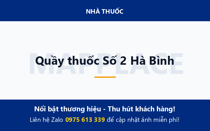 Quầy thuốc Số 2 Hà Bình