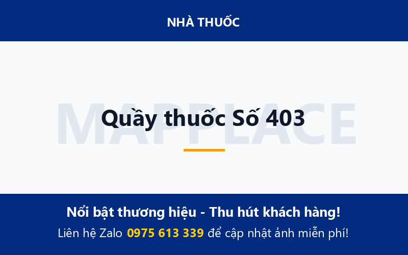 Quầy thuốc Số 403