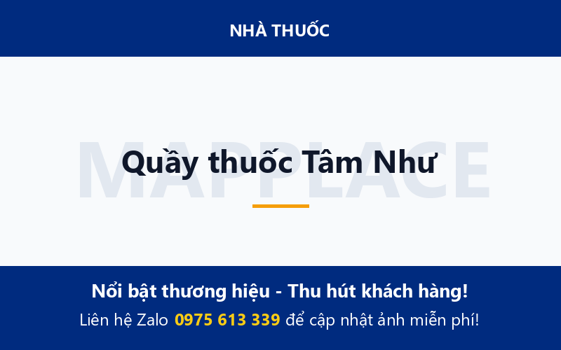 Quầy thuốc Tâm Như