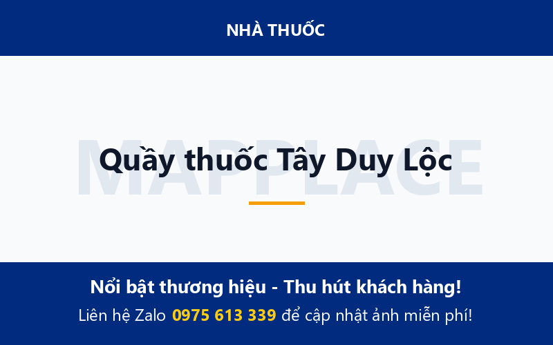 Quầy thuốc Tây Duy Lộc
