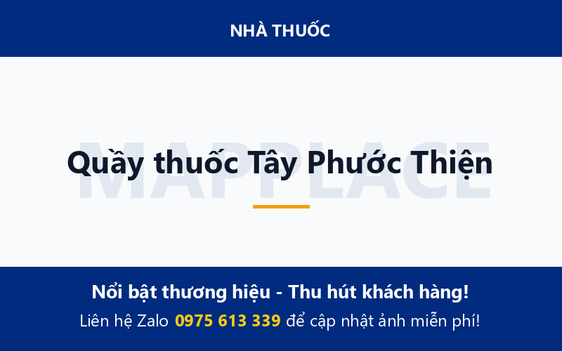 Quầy thuốc Tây Phước Thiện