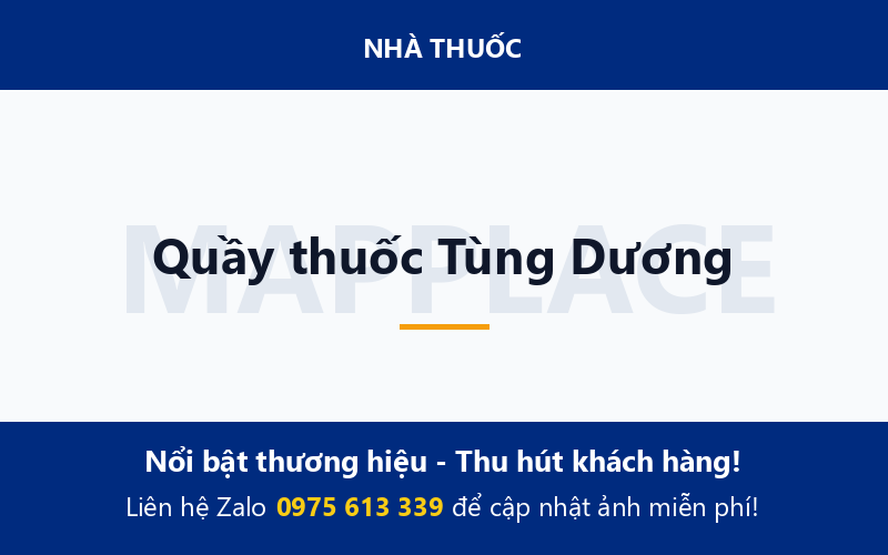 Quầy thuốc Tùng Dương