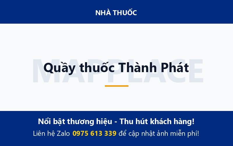 Quầy thuốc Thành Phát