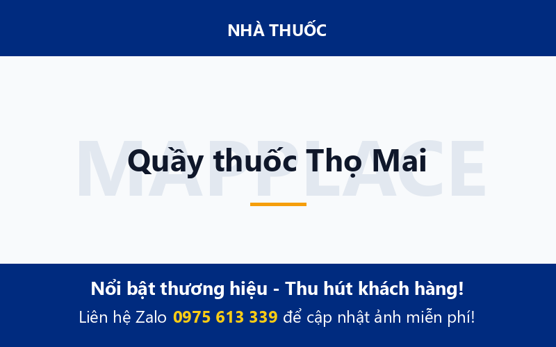 Quầy thuốc Thọ Mai