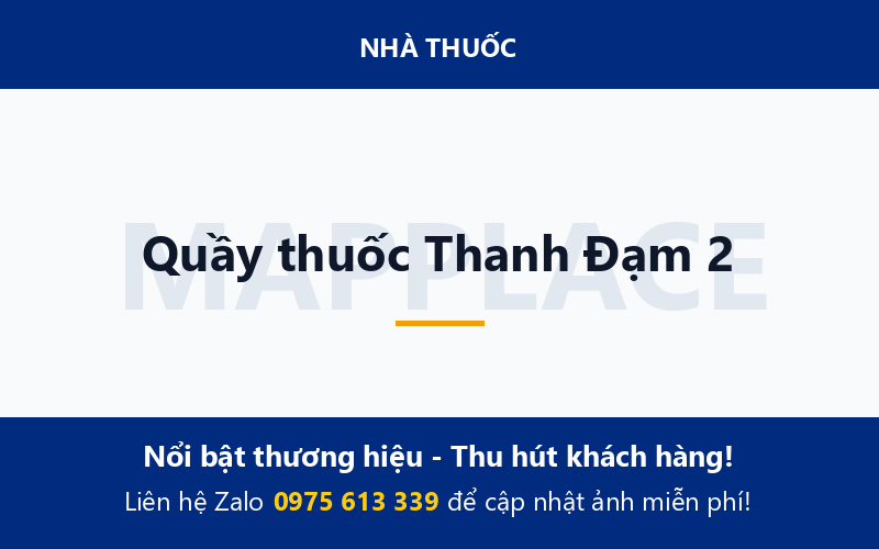 Quầy thuốc Thanh Đạm 2