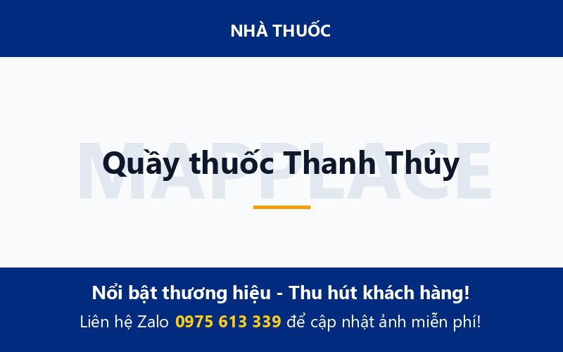Quầy thuốc Thanh Thủy