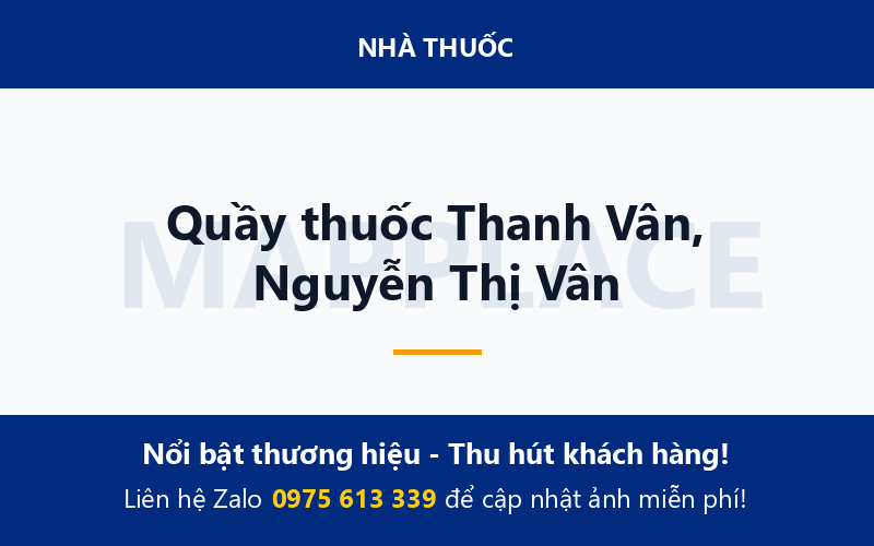 Quầy thuốc Thanh Vân, Nguyễn Thị Vân