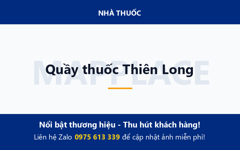 Quầy thuốc Thiên Long