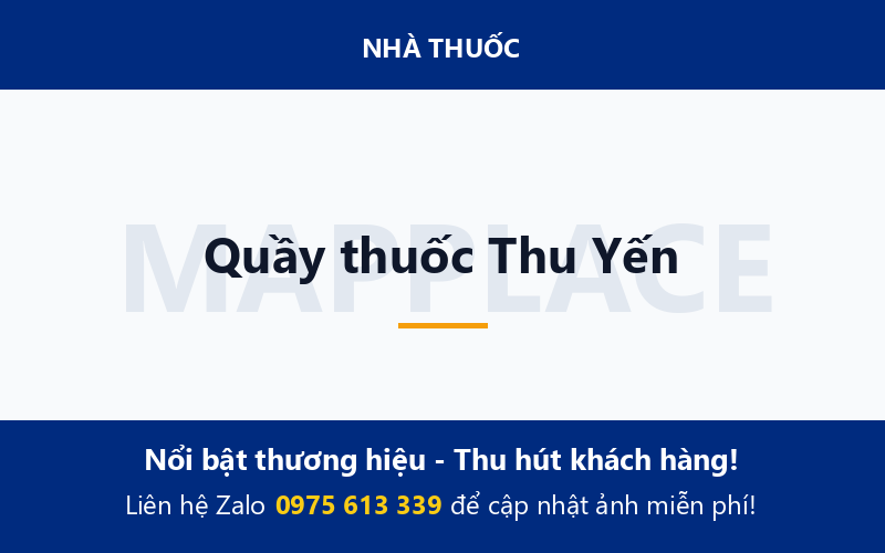 Quầy thuốc Thu Yến