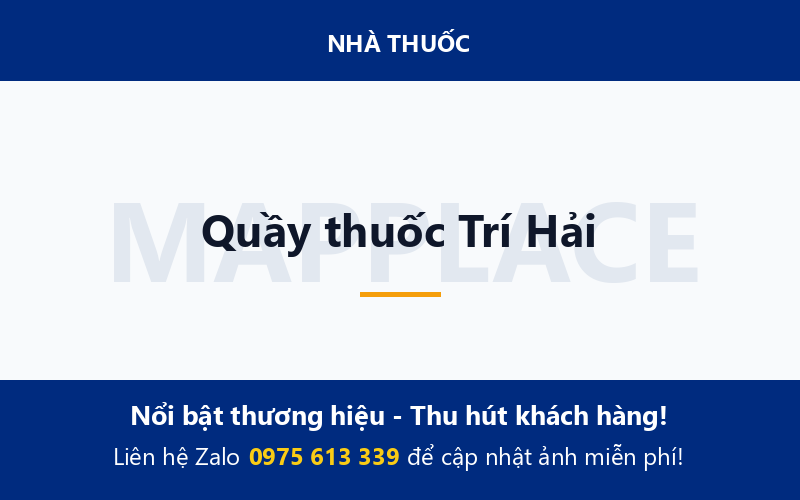 Quầy thuốc Trí Hải